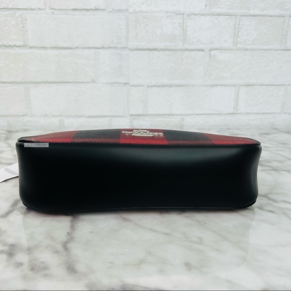 Coach Jes Baguette Crossbody With Buffalo Plaid Print - Picture 5 of 10